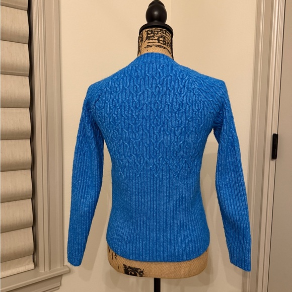 LOFT Blue Cable Knit Sweater XS - NEW with tags! - Picture 2 of 4